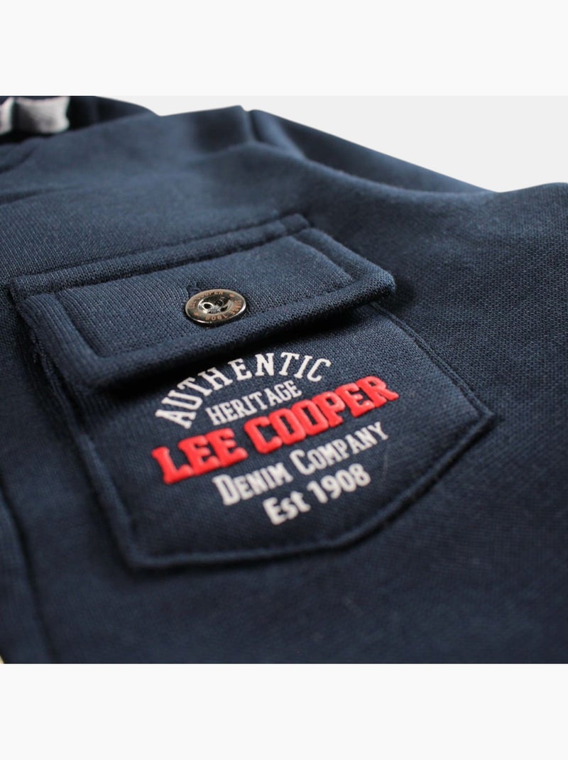 Lee Cooper - Giacca con cappuccio abbottonata da ragazzo Blu marino - Kiabi