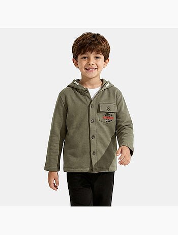 Lee Cooper - Giacca con cappuccio abbottonata da ragazzo