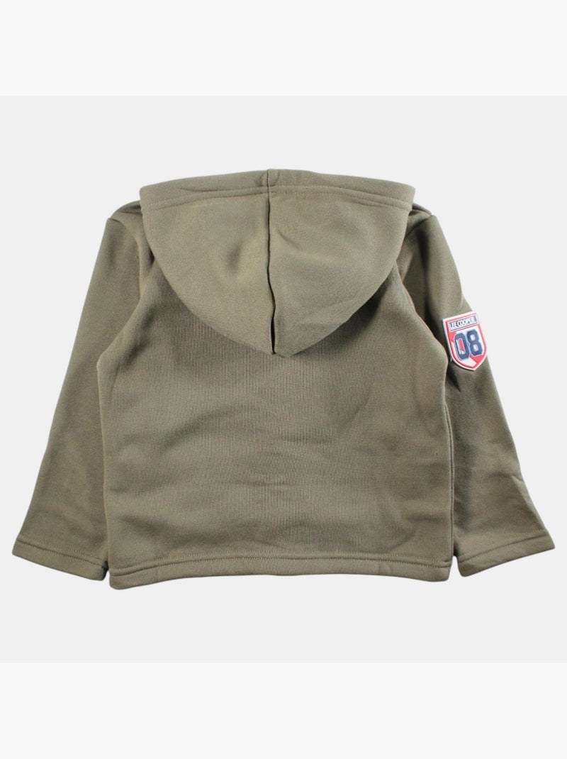 Lee Cooper - Giacca con cappuccio abbottonata da ragazzo Cachi - Kiabi