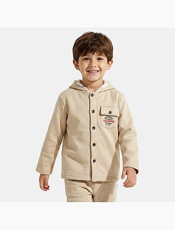 Lee Cooper - Giacca con cappuccio abbottonata da ragazzo