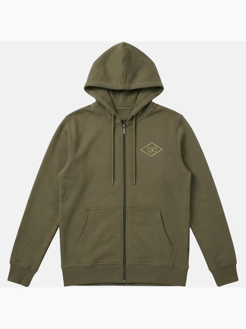 Lee cooper - giacca con cappuccio e cerniera, rifiniture a costine - Kiabi
