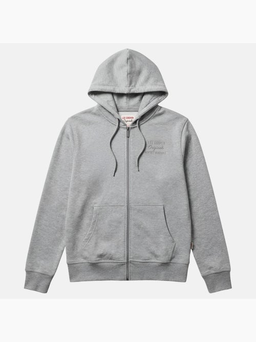 Lee cooper - giacca con cappuccio e cerniera, rifiniture a costine - Kiabi
