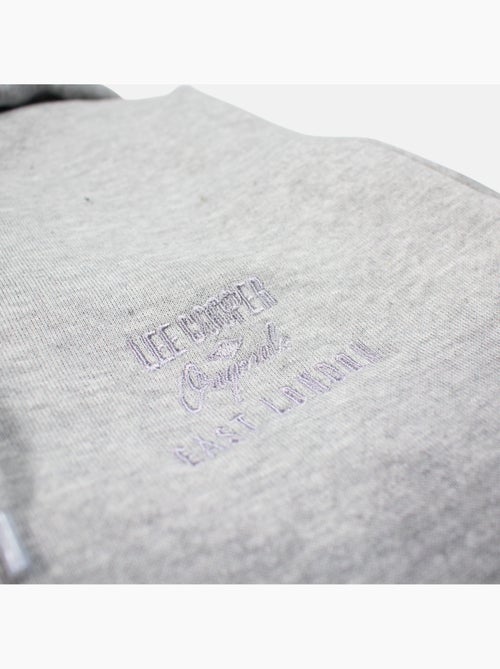 Lee cooper - giacca con cappuccio e cerniera, rifiniture a costine - Kiabi