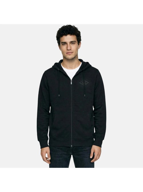 Lee cooper - giacca con cappuccio e cerniera, rifiniture a costine - Kiabi