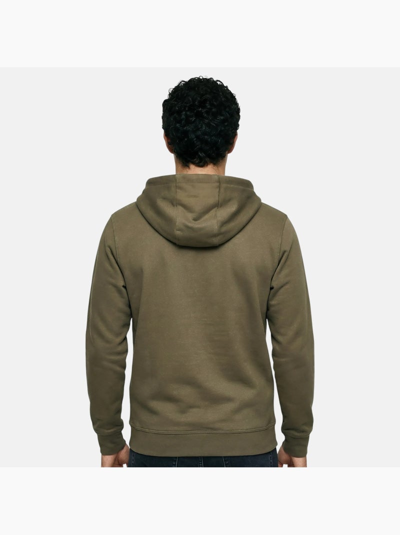 Lee Cooper - Giacca con cappuccio uomo con zip Cachi - Kiabi