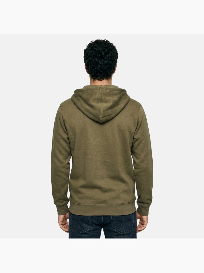 Lee Cooper - Giacca con cappuccio uomo con zip Cachi - Kiabi