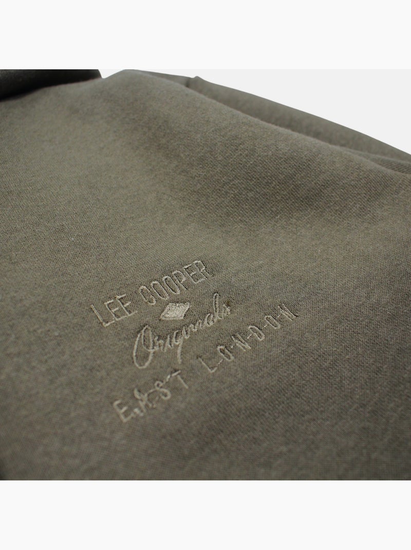 Lee Cooper - Giacca con cappuccio uomo con zip Cachi - Kiabi