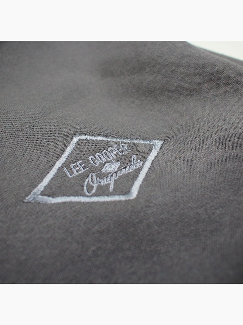 Lee Cooper - Giacca con cappuccio uomo con zip Grigio - Kiabi