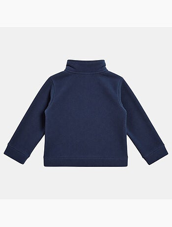 Lee cooper - giacca in pile con cerniera, collo alto e inserti