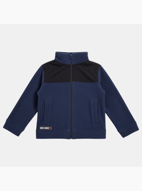 Lee cooper - giacca in pile con cerniera, collo alto e inserti - Kiabi Lee cooper - giacca in pile con cerniera, collo alto e inserti - Kiabi