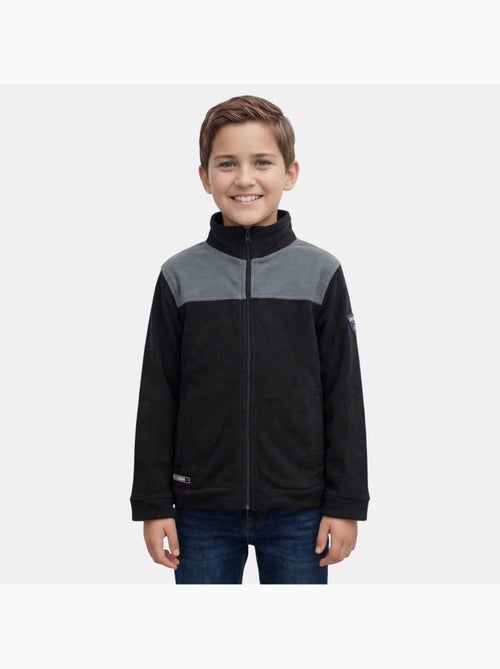 Lee cooper - giacca in pile con cerniera, collo alto e inserti - Kiabi Lee cooper - giacca in pile con cerniera, collo alto e inserti - Kiabi