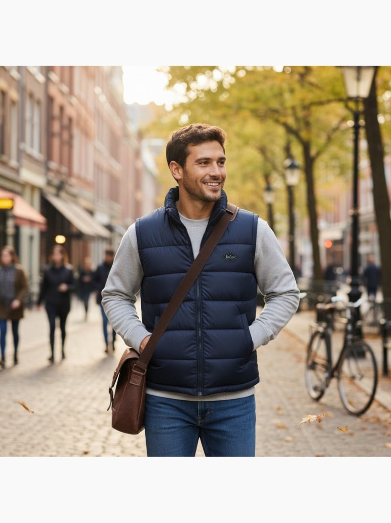 Lee cooper - gilet imbottito da uomo Blu marino - Kiabi