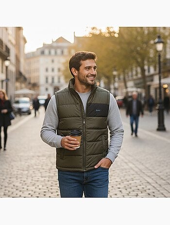 Lee cooper - gilet imbottito da uomo