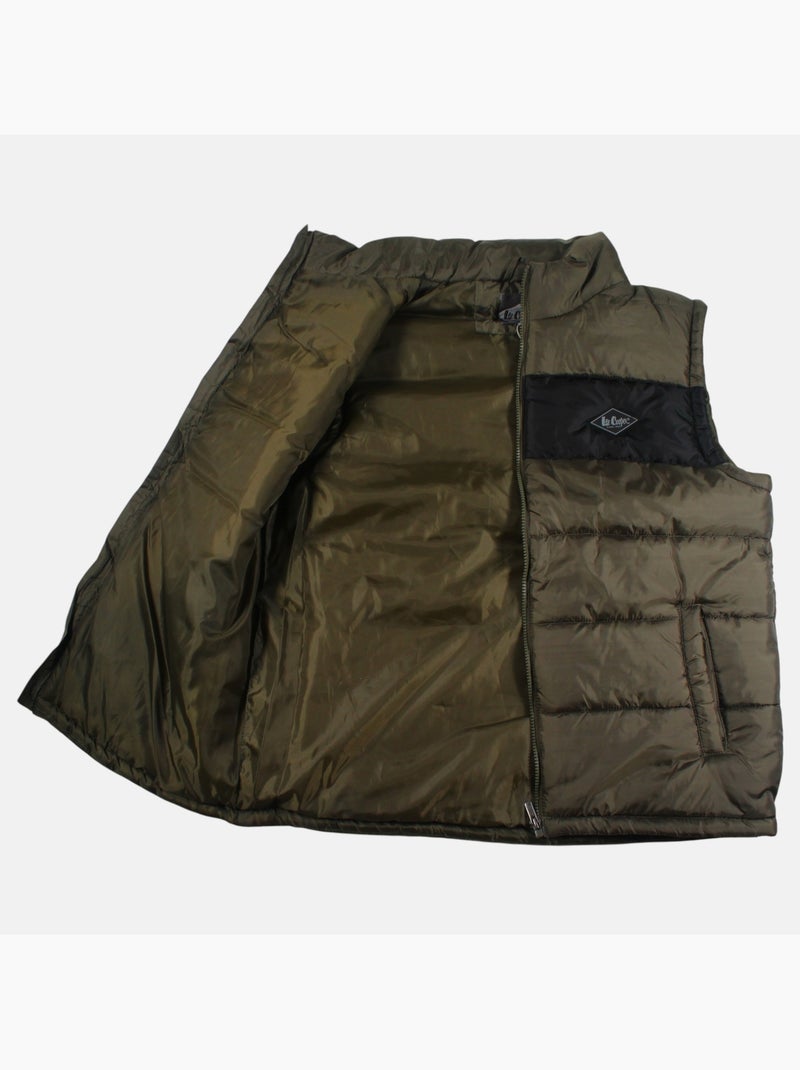 Lee cooper - gilet imbottito da uomo Cachi - Kiabi