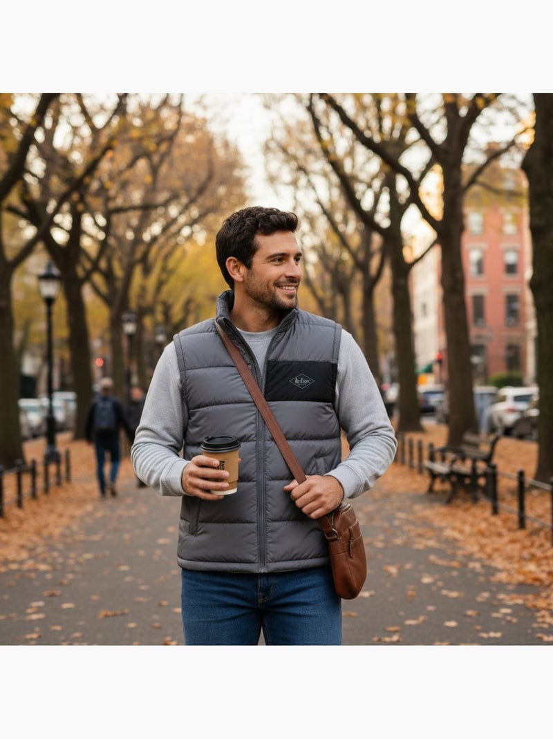 Lee cooper - gilet imbottito da uomo Grigio - Kiabi