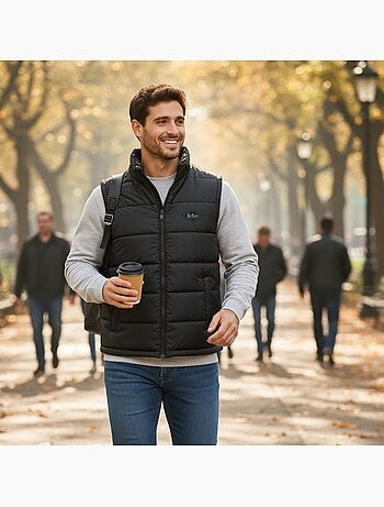 Lee cooper - gilet imbottito da uomo