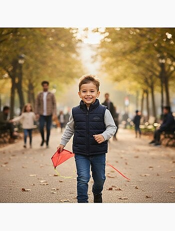 Lee Cooper - Gilet imbottito senza maniche bambino