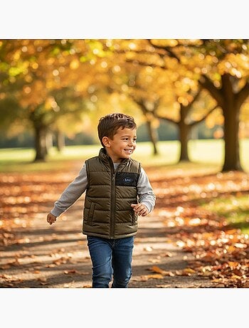 Lee Cooper - Gilet imbottito senza maniche bambino