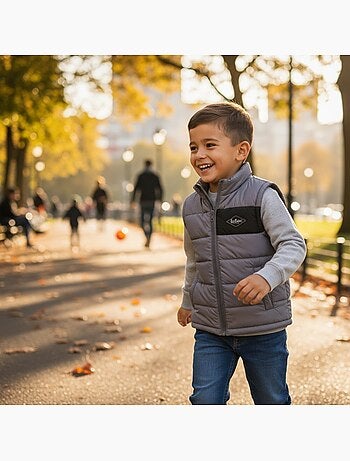 Lee Cooper - Gilet imbottito senza maniche bambino