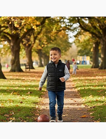 Lee Cooper - Gilet imbottito senza maniche bambino