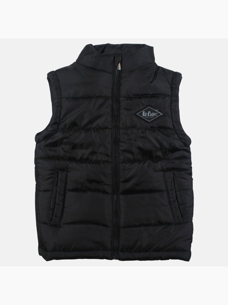 Lee Cooper - Gilet imbottito senza maniche bambino Nero - Kiabi