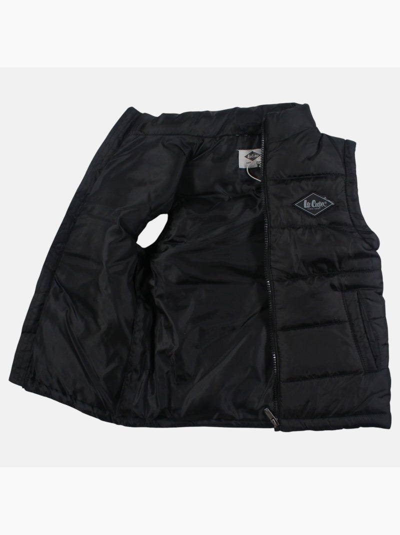 Lee Cooper - Gilet imbottito senza maniche bambino Nero - Kiabi