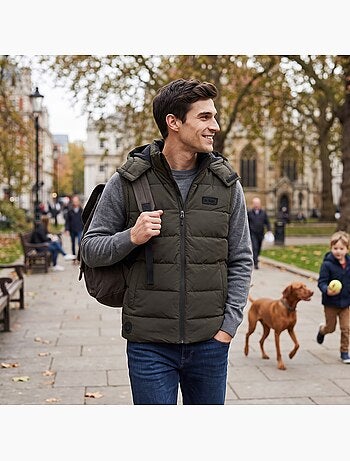 Lee cooper - gilet imbottito uomo