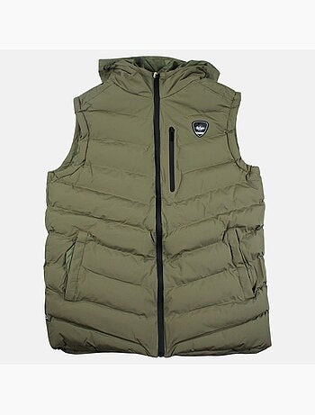 Lee cooper - gilet trapuntato con cappuccio uomo