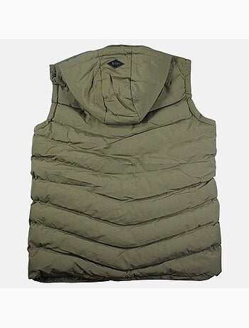 Lee cooper - gilet trapuntato con cappuccio uomo