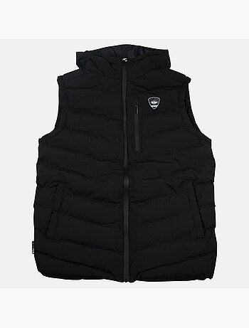 Lee cooper - gilet trapuntato con cappuccio uomo