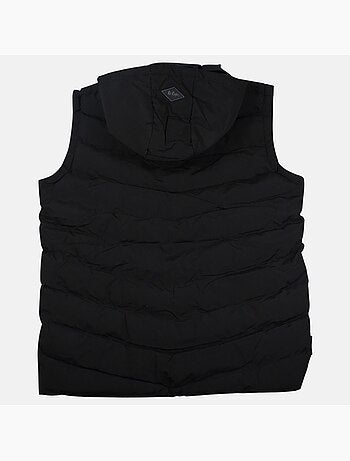 Lee cooper - gilet trapuntato con cappuccio uomo