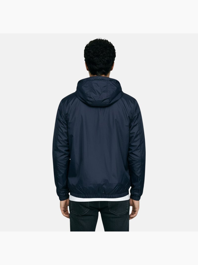 Lee Cooper - Giubbotto antivento uomo blu navy con cappuccio Blu marino - Kiabi