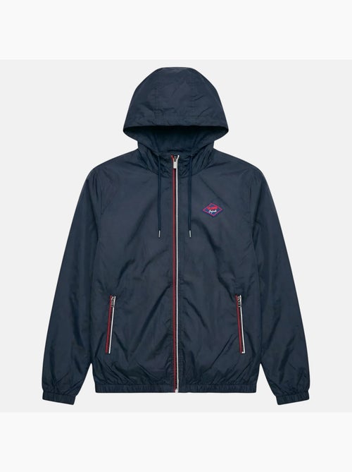 Lee Cooper - Giubbotto antivento uomo blu navy con cappuccio - Kiabi