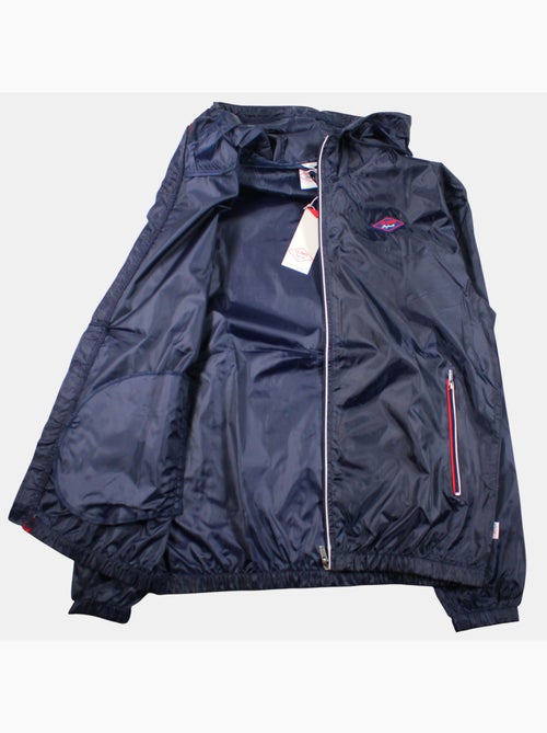 Lee Cooper - Giubbotto antivento uomo blu navy con cappuccio - Kiabi