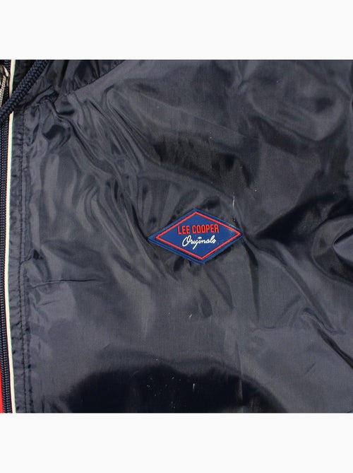 Lee Cooper - Giubbotto antivento uomo blu navy con cappuccio - Kiabi