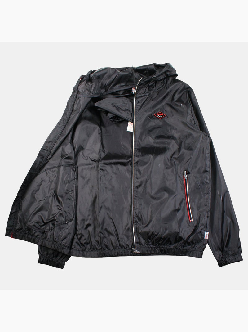 Lee Cooper - Giubbotto antivento uomo nero con cappuccio Nero - Kiabi