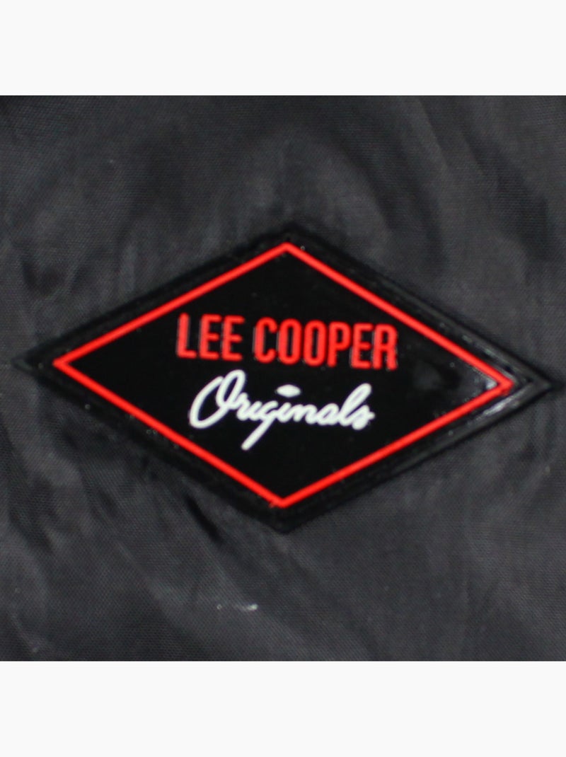 Lee Cooper - Giubbotto antivento uomo nero con cappuccio Nero - Kiabi