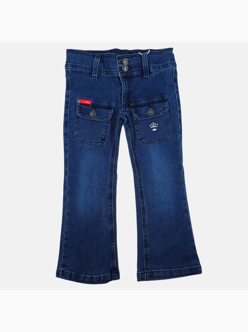 Lee cooper - jeans dal taglio ampio, a vita alta con bottoni - Kiabi