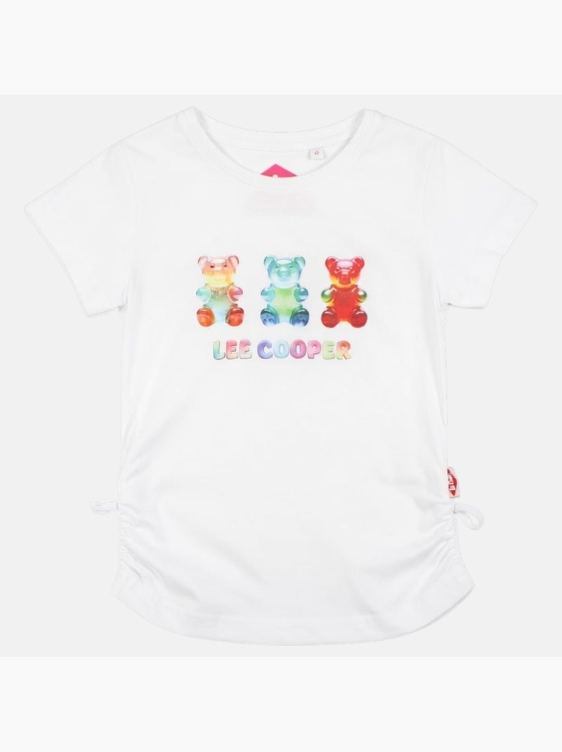 Lee Cooper - Maglietta bambina a maniche corte Bianco - Kiabi