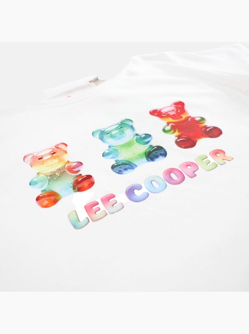 Lee Cooper - Maglietta bambina a maniche corte Bianco - Kiabi