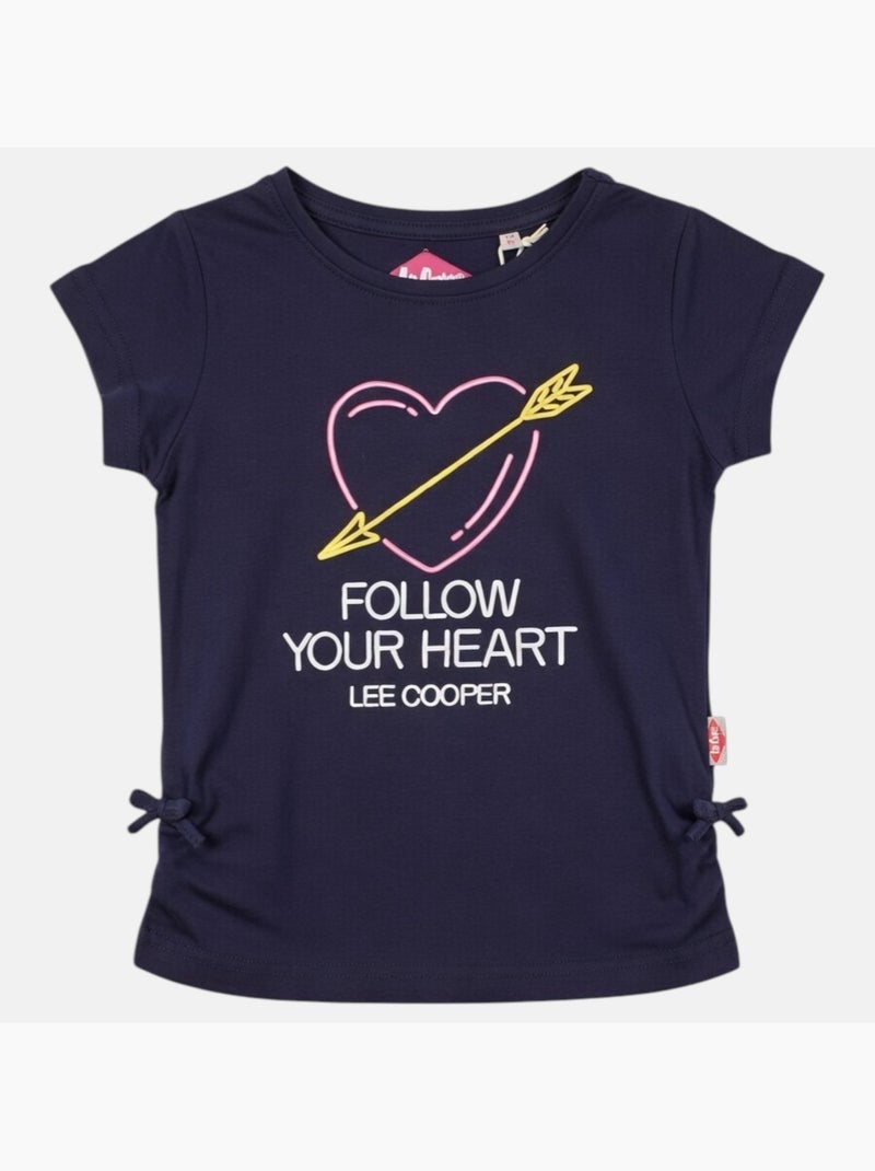 Lee Cooper - Maglietta bambina a maniche corte Blu marino - Kiabi