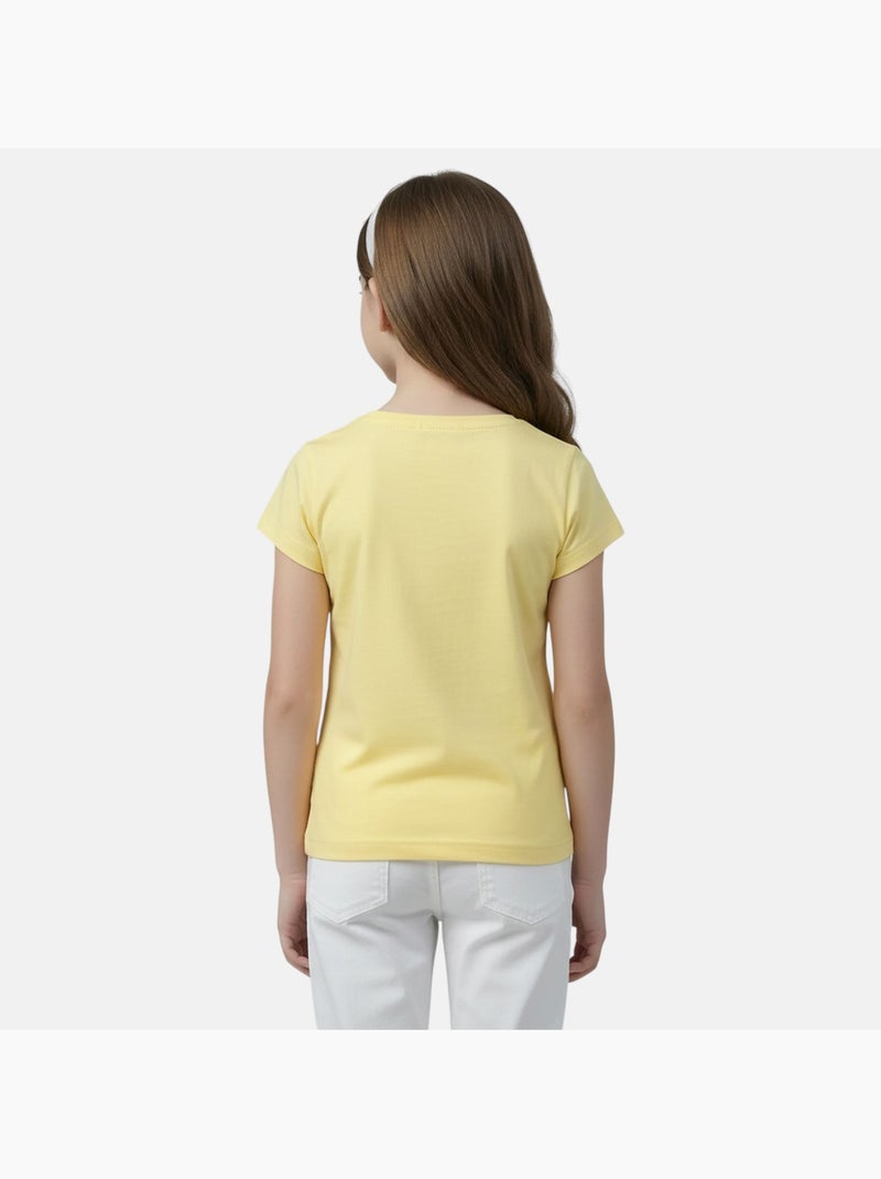 Lee Cooper - Maglietta bambina a maniche corte Giallo - Kiabi