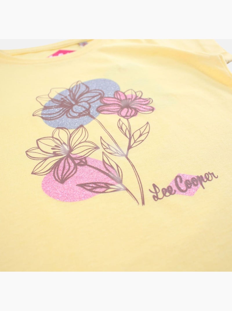 Lee Cooper - Maglietta bambina a maniche corte Giallo - Kiabi