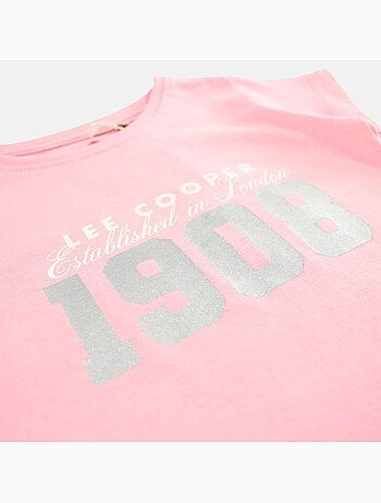 Lee Cooper - Maglietta bambina a maniche corte