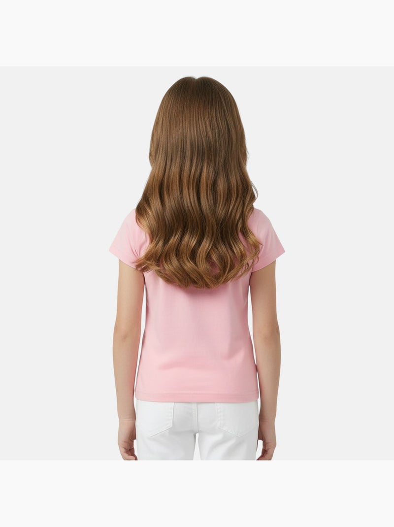 Lee Cooper - Maglietta bambina a maniche corte Rosa chiaro - Kiabi