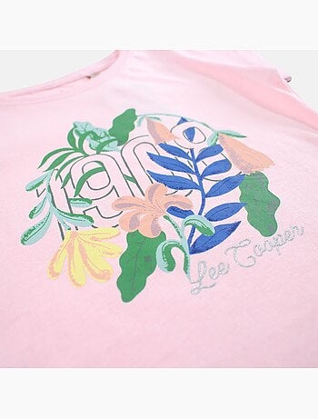 Lee Cooper - Maglietta bambina a maniche corte