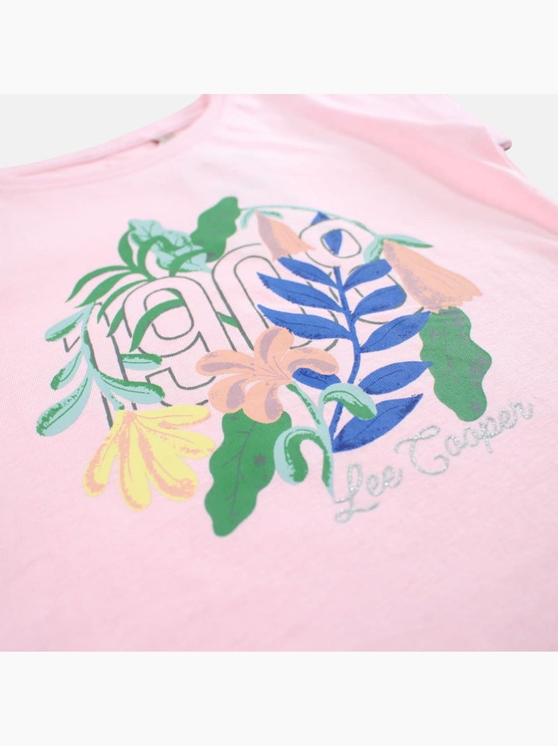Lee Cooper - Maglietta bambina a maniche corte Rosa - Kiabi