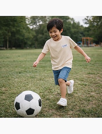 Lee Cooper - Maglietta bambino a maniche corte con logo sul petto