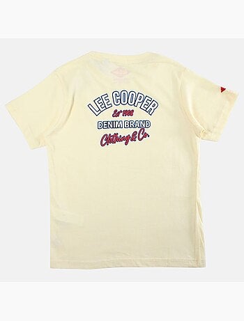 Lee Cooper - Maglietta bambino a maniche corte con logo sul petto