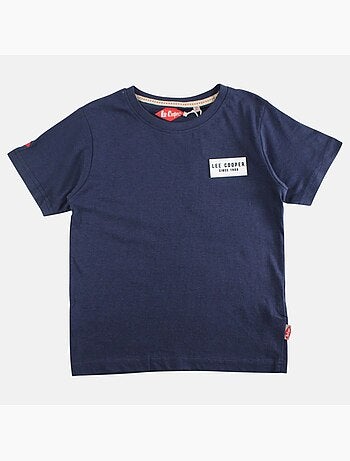 Lee Cooper - Maglietta bambino a maniche corte con logo sul petto
